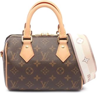 Louis Vuitton 2021-2025 Monogram Speedy Bandouliere 20 satchel - Bruin