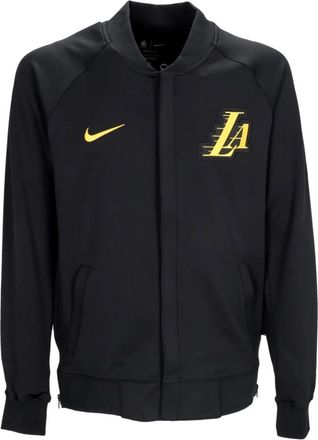 Nike NBA City Edition Showtime Jack - Heren - Sportshirts - Zwart - L - Polyester - Fitness