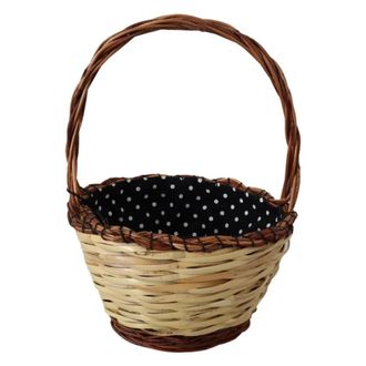 Dolce & Gabbana Pre-owned Basket Tote Bag - Dames - Vintage Accessoires - Beige - ONE Size - Leer - Vintage