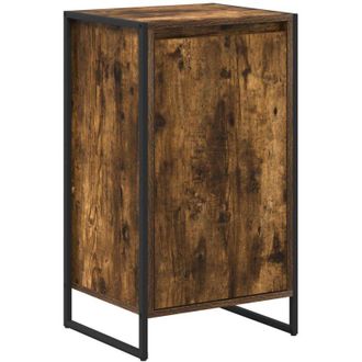 vidaXL Vitrina Roble Humo 43 X 36 X 75,5 Cm Madera Contrachapada Vidaxl