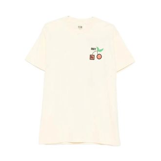 Obey T-Shirts, male, Beige, Size: XL Alternative Lifestyles Tee