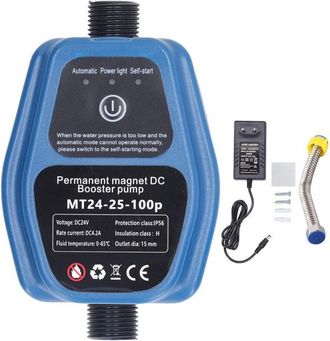 OEM Bomba De Refuerzo De 100 W - Caudal 25 L/min - Presi&oacute;n 2 Bar - Altura De Descarga 25 M - Instalaci&oacute;n R&aacute;pida Y Silenciosa - Ca 100-240 V