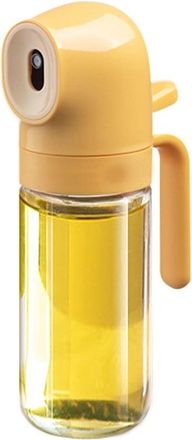 OEM Dispensador De Aceite En Aerosol De 250 Ml - Sellable, Con Bomba De Gatillo, Para Freidora De Aire, Barbacoa Y Asado (blanco/amarillo)