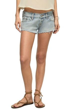 Lucky Brand Addison Ultra Low Rise Denim Cutoff Shorts in Legacy at Nordstrom, Size 27