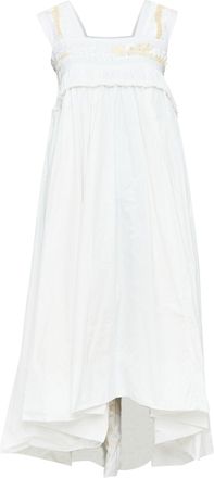 Dries Van Noten mixed fabric sequin midi dress