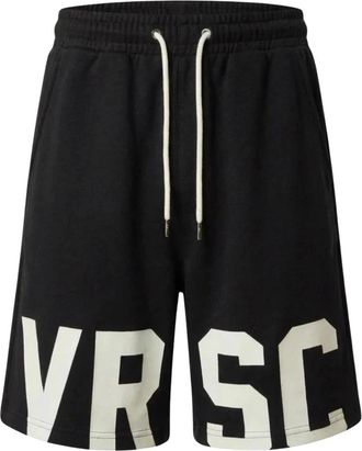 Versace Jeans Couture Bermuda - Heren - Korte Broeken - Zwart - XL - Katoen - Korte Broeken