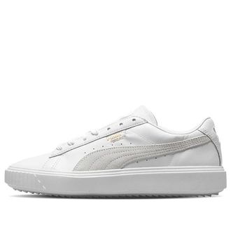 Puma Breaker Low Top Casual Skate Shoes Unisex White Gray White Grey 369191-01