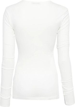 Entire studios Crew Neck Cotton T-Shirt - White