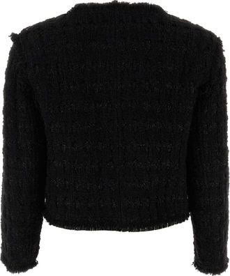 Tory Burch Womens Black Tweed Blazer 001 Giacche E Gilet Jacket