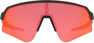 Oakley Mens Oo9465 Sutro Lite Sweep Rectangular Sunglasses, Matte Carbon/Prizm Trail Torch, 39 mm