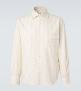 St&ograve;ffa St&ograve;ffa Camisa de algod&oacute;n y seda a rayas