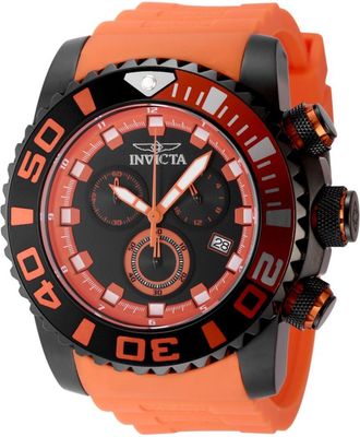 Invicta Sea Hunter 48986 Heren Horloge - Quartz Uurwerk - Roestvrij Staal met zwarte Wijzerplaat - 52mm