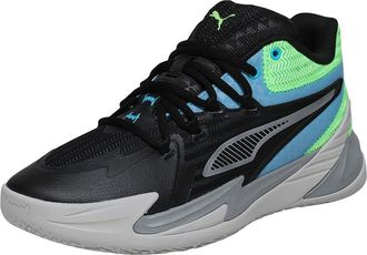 Puma Puma Dagger, Unisex Adult Basketball Shoes, Black Bright Aqua Green Glare, 7 UK