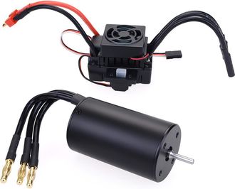 OEM Motor Sin Escobillas Para Autom&oacute;viles, Totalmente El&eacute;ctrico, Negro, Resistente Al Agua, 3660/2600 Kv + 60 A