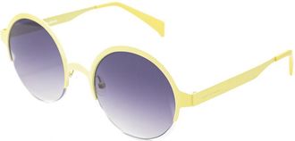 Italia Independent Yellow Metal Sunglasses