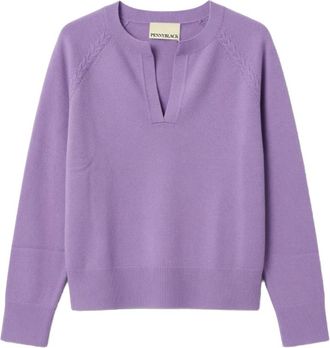 Pennyblack Truien & Vesten, Dames, Paars, M, Katoen, Cashmere-blend Sweater