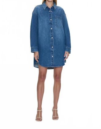 Pistola Denim Elle Shirt Dress In Karat