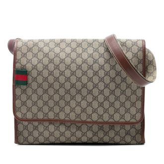 Gucci Pre-owned Gucci GG Supreme Web Messenger Bag Unisex VNS1GCIYPCTL2XY5