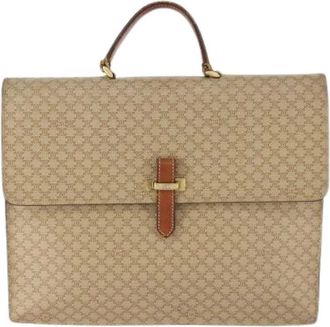 Celine Pre-owned Plastic Shoulder Bag - Dames - Vintage Handtas - Beige - ONE Size - Leer - Vintage