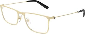 Montblanc Mb 0464O Optisch montuur - Heren - Brillen - Geel - 57 MM - Accessoires