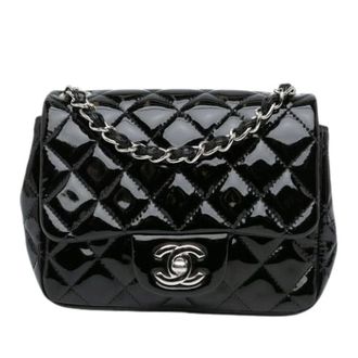 Chanel Pre-owned Quilted Flap Bag - Dames - Pre-owned - Zwart - Maat: ONE Size Leer