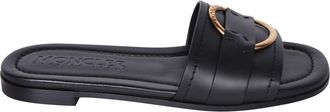 Moncler Bell Leather Slides