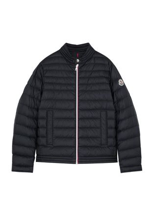 Moncler Kids Urzay Quilted Shell Jacket, Jacket, Kids Quilted Jacket - Blue