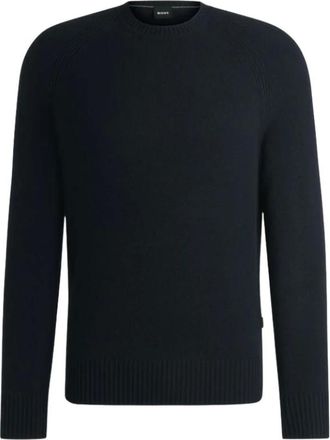 HUGO BOSS Heren, Truien, Blauw, Maat: XL Kasjmier