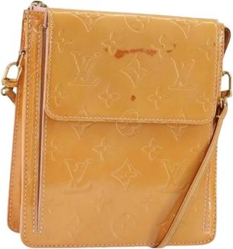 Louis Vuitton Pre-owned Leren Crossbodytas - Dames - Vintage Schoudertas - Oranje - ONE Size - Leer - Vintage