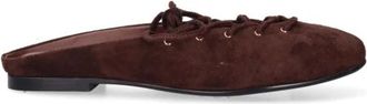 Marc Ellis Schoenen - Dames - Slip ons - Bruin - 39 EU - Leer - Schoenen