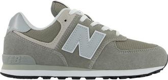 New Balance Boys 574 Core - Boys Grade School Running Shoes Grey/White Size 3.5