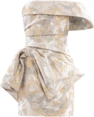 Saiid Kobeisy Brocade Short Dress