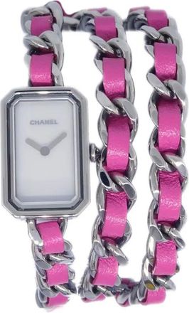 Chanel 2016 Première Rock Pop 23mm - women - stainless steel/Leather - One Size - White