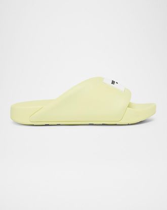 Givenchy Logo Label Slide Sandals