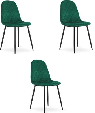 OEM Silla Asti - Terciopelo Verde Oscuro X 3