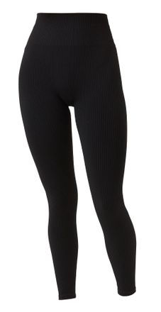 Björn Borg Björn Borg - Dames Naadloze Ribbels Vrije Tights Leggings - Zwart