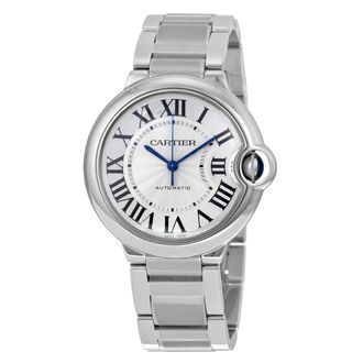Cartier Pre-owned Cartier Ballon Bleu De Cartier Silver Opaline Dial Unisex Watch W6920046