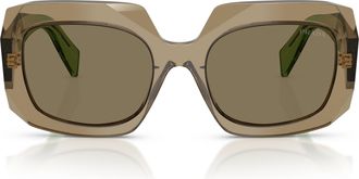 Prada 0pr B23s Oversized Square Sunglasses
