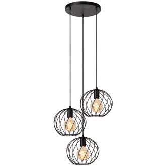 Lucide Lucide - danza - Cluster Pendant Light - Ø50cm - 3xE27 - Black