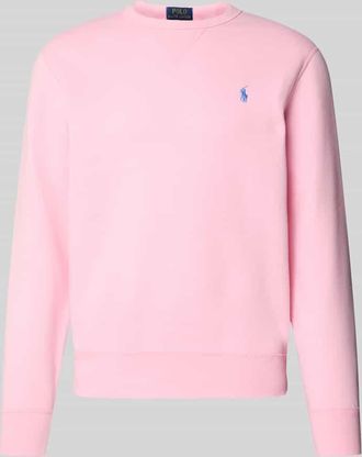 Polo Ralph Lauren Regular Fit Sweatshirt aus Baumwoll-Mix in Rosa, Gr&ouml;&szlig;e XXL