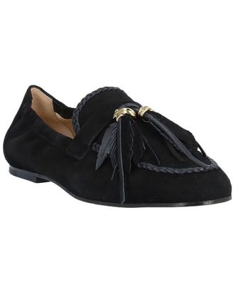 Tod's Feather Applique Leather Loafer