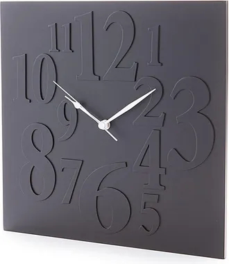 tomasucci Reloj de pared MIX NEGRO
