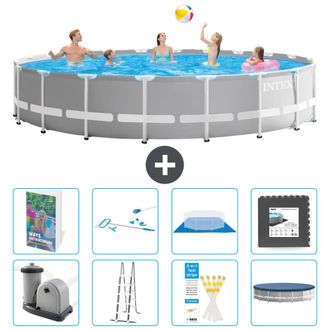 Intex Piscina Prism Frame Redonda - 610x132 Cm - 9-piezas S565