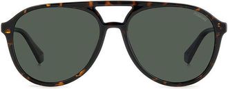 Polaroid PLD 4162/S Polarized 086/UC Mens Sunglasses Tortoiseshell Size 56