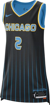 Nike Chicago Sky Explorer Edition Nike Womens Dri-FIT WNBA Victory Jersey in Black | DC9567-019