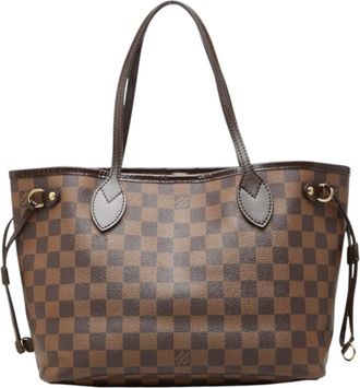 Louis Vuitton Brown Pvc Leather Handbag Tote Bag (Pre-Owned)