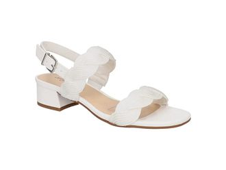 Easy Street Charee Womens Shoes White Woven : 6.5 W (D), Textile