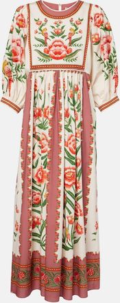 Farm Rio Abito lungo Ainika con stampa floreale