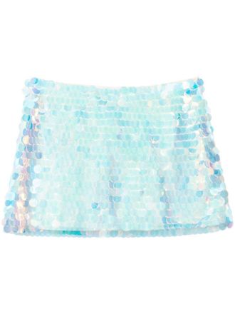 Nina Ricci sequin embellished shirt - Blue