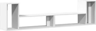 vidaXL Muebles Para Tv 2 Uds Madera De Ingenier&iacute;a Blanco 100x30x50 Cm Vidaxl